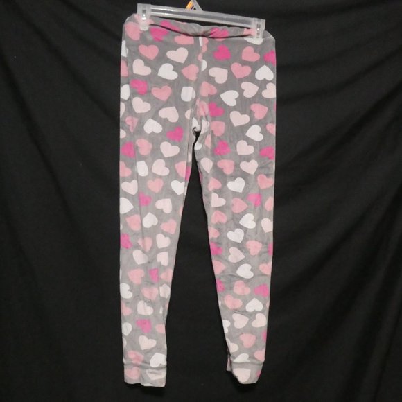 URBAN HERITAGE | medium | Microfleece Heart Print Pants | Stretchy Waistband - Picture 2 of 16